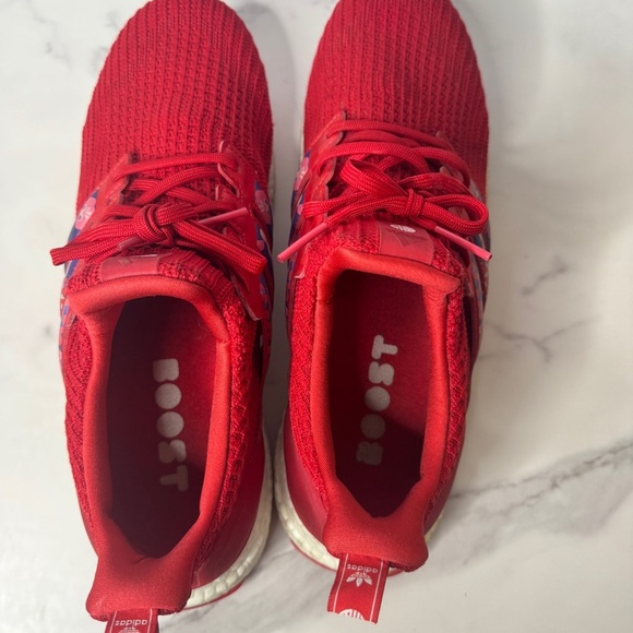 Adidas Ultraboost 4.0 DNA Sneakers Men's 12 Red Chinese New Year Athletic - Picture 7 of 8